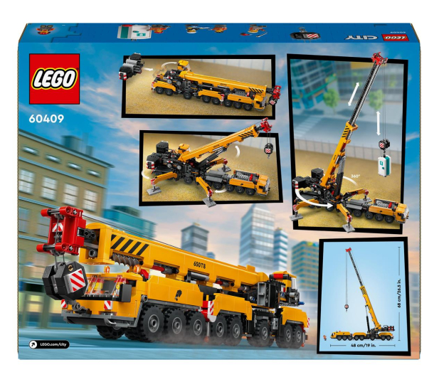 LEGO Outlet City 60409 Żółty ruchomy żuraw - 1566042 - zdjęcie 7